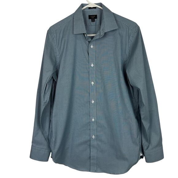 J. Crew Other - J Crew Ludlow Classic Fit Shirt Mens 34 15 1/2 Green Check Button Up Classic